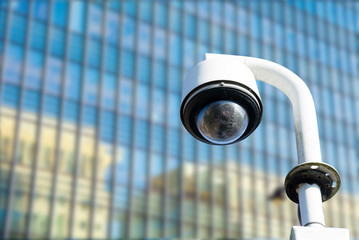 Security, CCTV camera in the office building