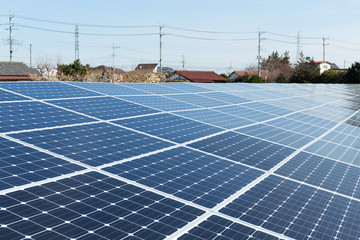 Solar panel station