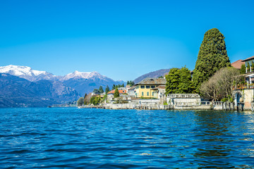 Lake Orta in northern Italy, lakes district