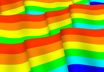 image of bright multicolored background closeup