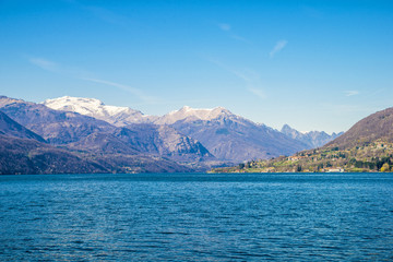 Lake Orta in northern Italy, lakes district