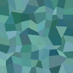 Fototapeta na wymiar Teal color irregular rectangle mosaic background