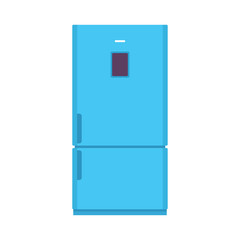 Blue refrigerator