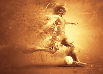 soccer player abstract © adimas