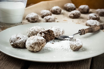cookies with walnut flour