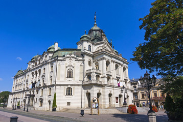 Fototapeta na wymiar Building of National Theatre in Kosice, Slovakia