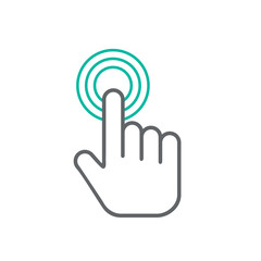 Click hand icon,  click hand icon vector,  flat click hand icon design