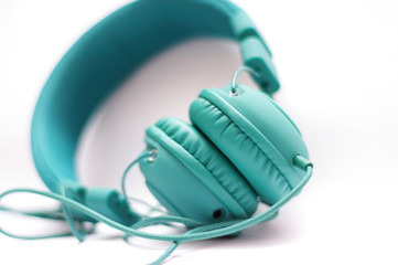 Kopfhörer in tyrkis 