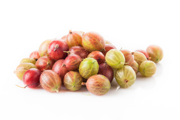 gooseberry isolated on white
