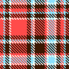 Obraz premium Seamless checkered vector pattern