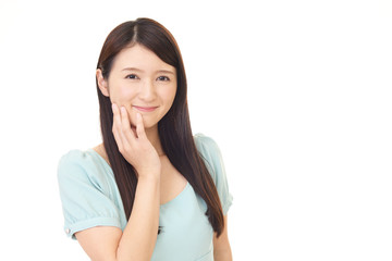 Fototapeta premium 微笑む女性