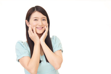 Fototapeta premium 笑顔の女性