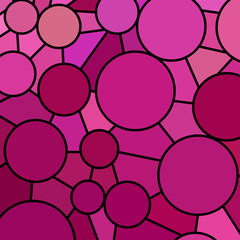 abstract vector stained-glass mosaic background