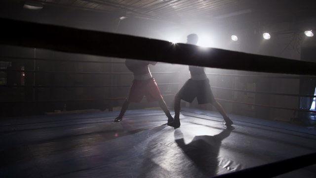 Boxing in the ring