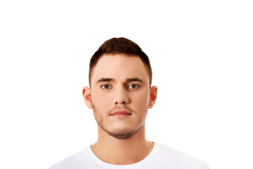 Obraz premium Portrait of young handsome man