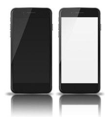 Modern touch screen smartphones.