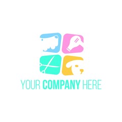 Pet Shop Animal Care Logo 
