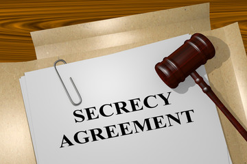 Secrecy Agreement concept