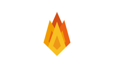 Fire Logo Template © kangkikur