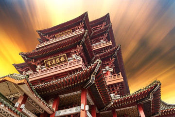 Fototapeta na wymiar nanchang tengwang pavilion , famous ancient building of China
