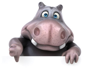 Fun hippo