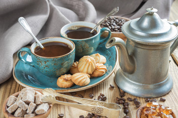 Coffee and biscuits