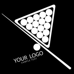 Billiard balls on table. Eps 10