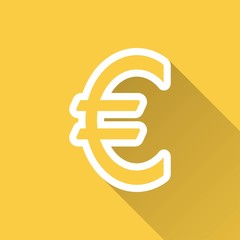 Euro - vector icon.