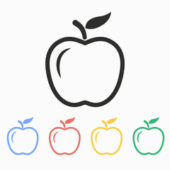 Apple - vector icon.