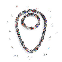 people map pointer icon