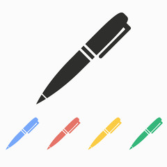 Pen  - vector icon.