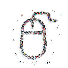 people computer mouse icon