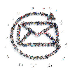 people  letter email icon