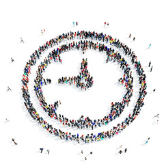 people  clock time icon