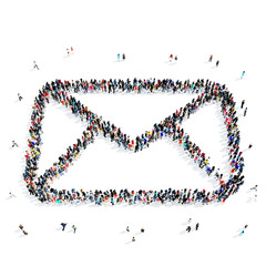 people  letter email icon