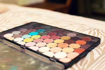 color eye shadow for the makeup artist