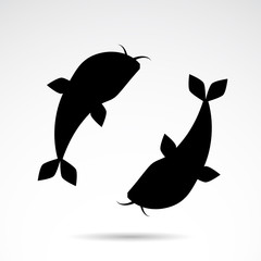 Fish vector icon.