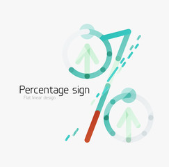 Percentage sign background
