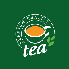 vector logo tea
