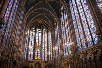 Fototapeta na wymiar Sainte Chapelle in Paris