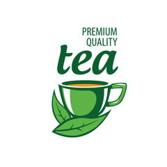 vector logo tea