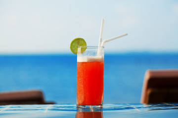 Mai Thai Cocktail at the pool