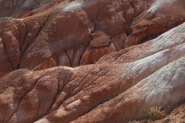 Erosive red rock canyon