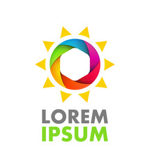 Creative logo with Shutter