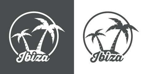 Icono plano Ibiza #1 - obrazy, fototapety, plakaty