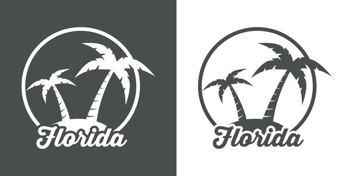 Icono plano Florida #1
