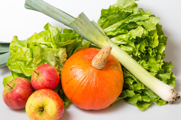 Seasonal vegetables.