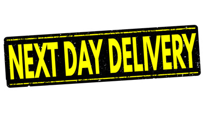 Next day delivery stamp