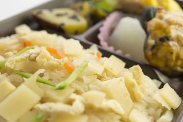 食　たけのこ弁当　クローズアップ