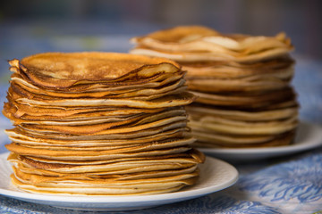 Pancakes, Russian cuisine © Alex Zegrachov